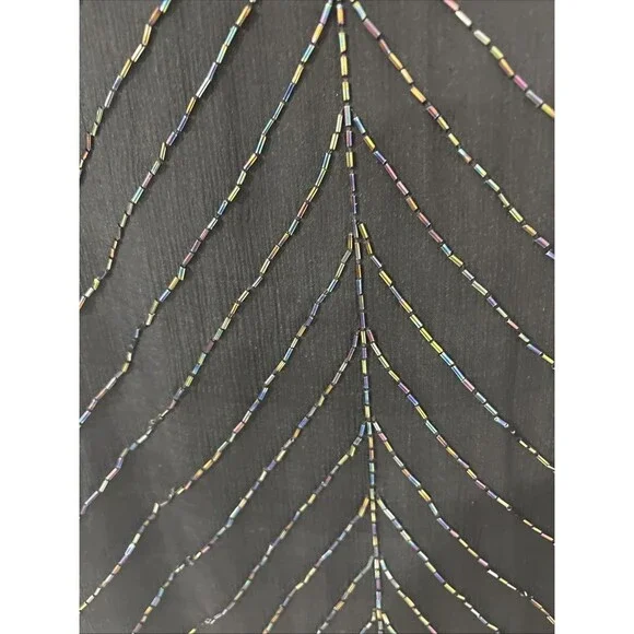 Creative Creations 100% Silk Dress Beads & Sequins Beautiful Medium - Picture 12 of 16
